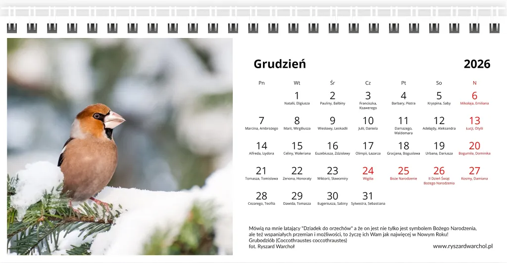 Kalendarz — Grudzień