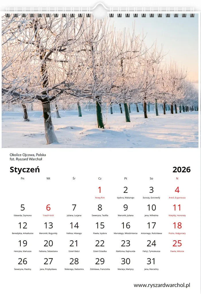 Kalendarz — Styczeń