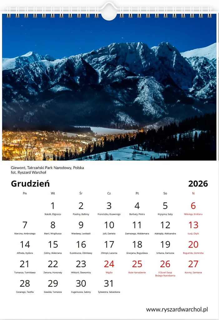 Kalendarz — Grudzień